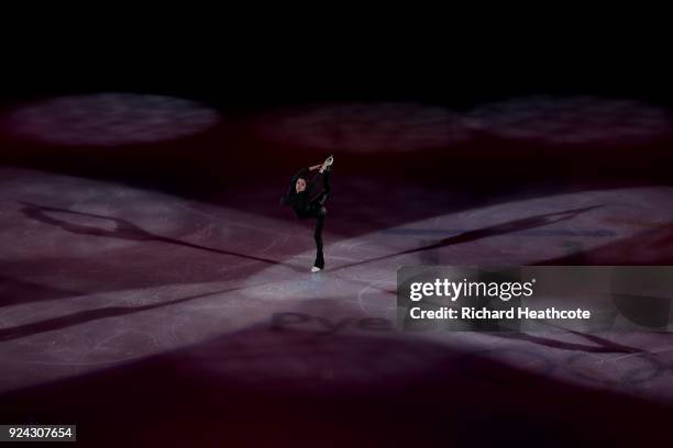 Evgenia Medvedeva of the Olympic Athletes of Russia performs during the Figure Skating Gala Exhibition on day 16 of the PyeongChang 2018 Winter...