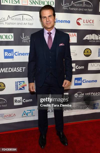 Actor Vincent De Paul attends the 13th Annual L.A. Italia Fest Film Fest opening night premiere of 'Hotel Gagarin' at TCL Chinese 6 Theatres on...