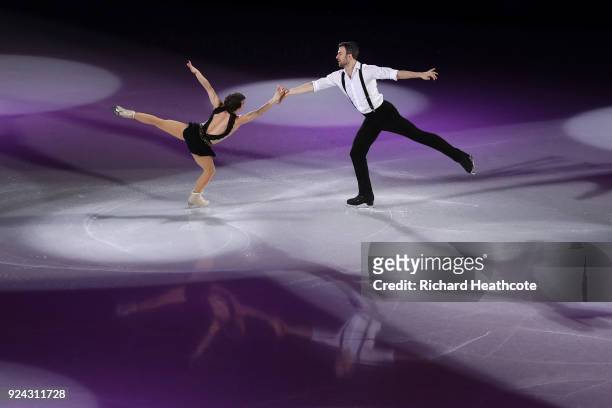 Meagan Duhamel and Eric Radford of Canada perform during the Figure Skating Gala Exhibition on day 16 of the PyeongChang 2018 Winter Olympics at...