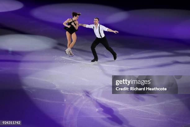 Meagan Duhamel and Eric Radford of Canada perform during the Figure Skating Gala Exhibition on day 16 of the PyeongChang 2018 Winter Olympics at...