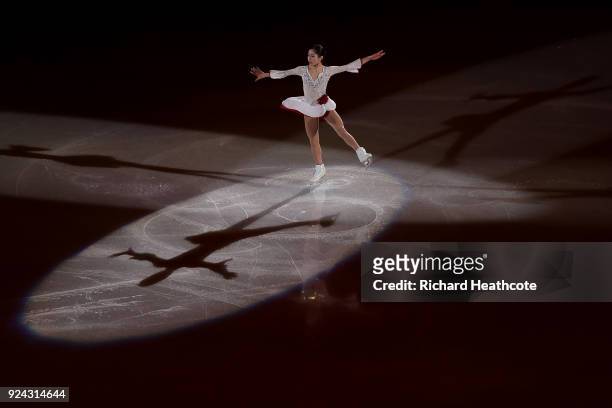 Satoko Miyahara of Japan performs during the Figure Skating Gala Exhibition on day 16 of the PyeongChang 2018 Winter Olympics at Gangneung Ice Arena...