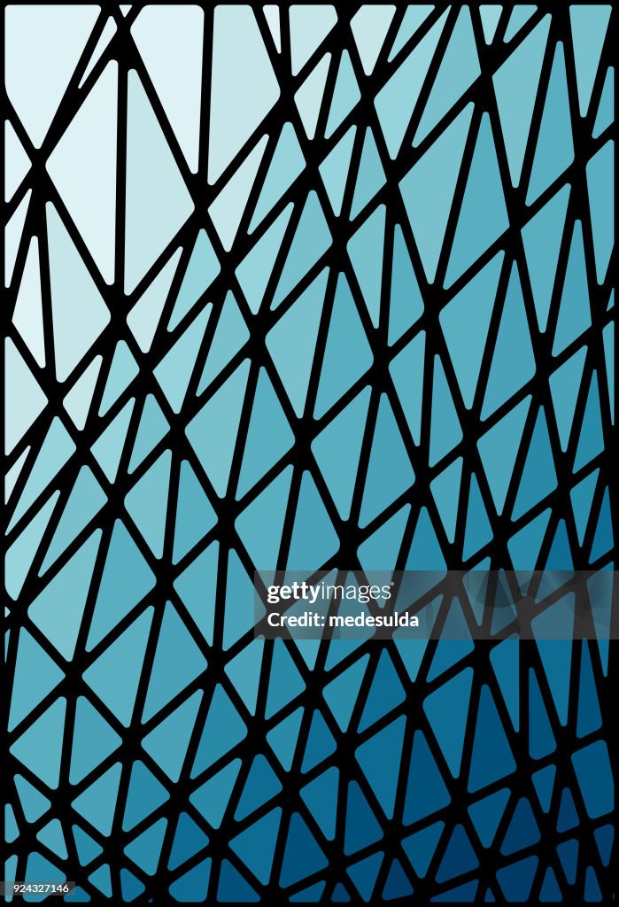 Triangle Pattern Vector Line Background Template