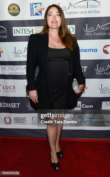 Nicole Focone Russo attends the 13th Annual L.A. Italia Fest Film Fest opening night premiere of 'Hotel Gagarin' at TCL Chinese 6 Theatres on...