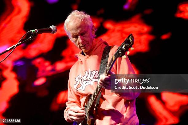 Guitarist Robby Krieger of The Doors performs onstage during the One 805 Kick Ash Bash benefiting First Responders at Bella Vista Ranch & Polo Club...