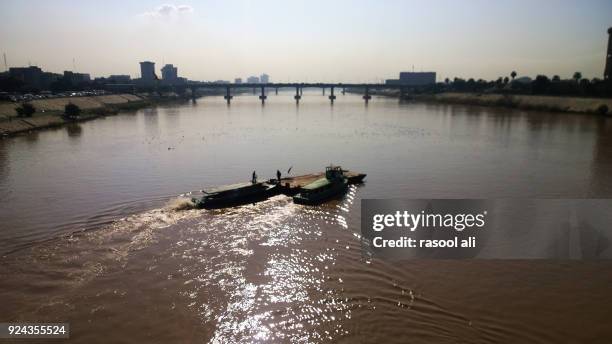 tigris river - fiume tigri foto e immagini stock