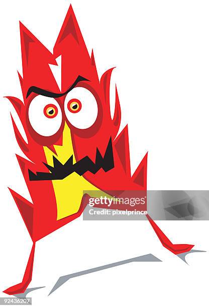 red hot avatar - sinulog festival stock illustrations