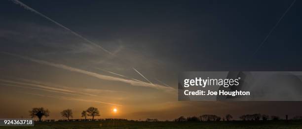 irish rural sunset - joe houghton stock-fotos und bilder