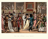Costume party at the Opera, French, late 18th Century