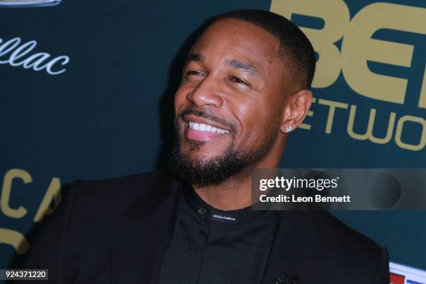 Music artist Tank attends the 2018 American Black Film Festival Honors Awards at The Beverly Hilton Hotel on February 25, 2018 in Beverly Hills,...