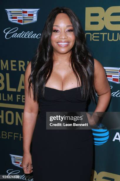 Senior Vice President, Specials, Music, and News at BET Connie Orlando attends the 2018 American Black Film Festival Honors Awards at The Beverly...