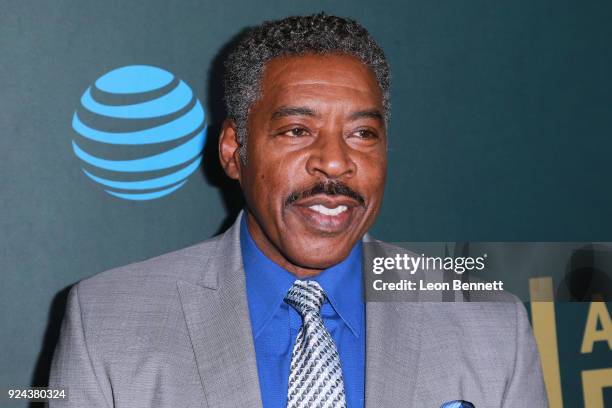 Actor Ernie Hudson attends the 2018 American Black Film Festival Honors Awards at The Beverly Hilton Hotel on February 25, 2018 in Beverly Hills,...