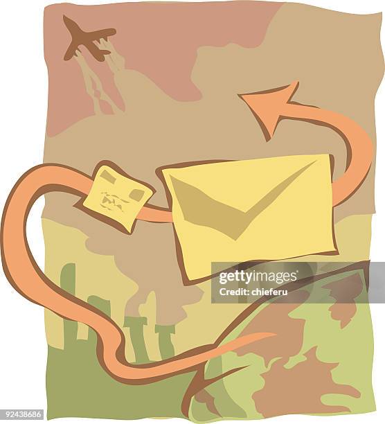 mail - editorial stock illustrations