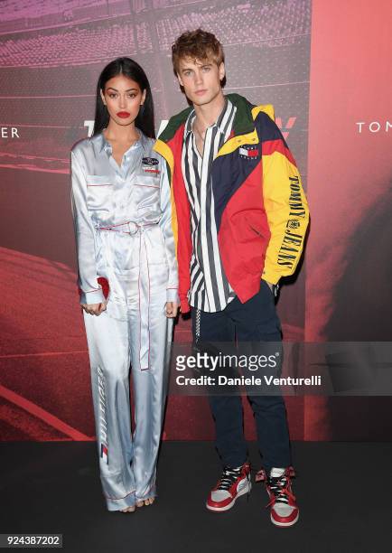 Neels Visser attends the Tommy Hilfiger show during Milan Fashion Week Fall/Winter 2018/19 on February 25, 2018 in Milan, Italy.
