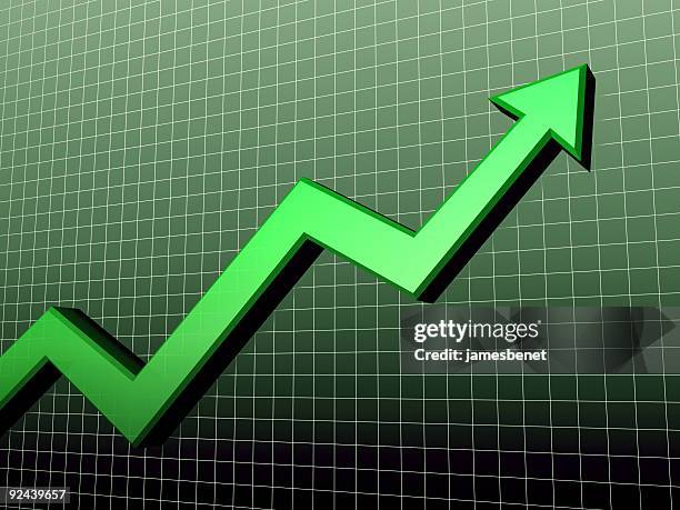 auf den kopf trend - aktienschein stock-fotos und bilder