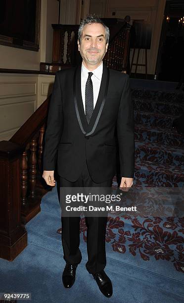 Alfonso Cuaron attends The Times BFI 53rd London Film Festival awards ceremony at Inner Temple on October 28, 2009 in London, England.