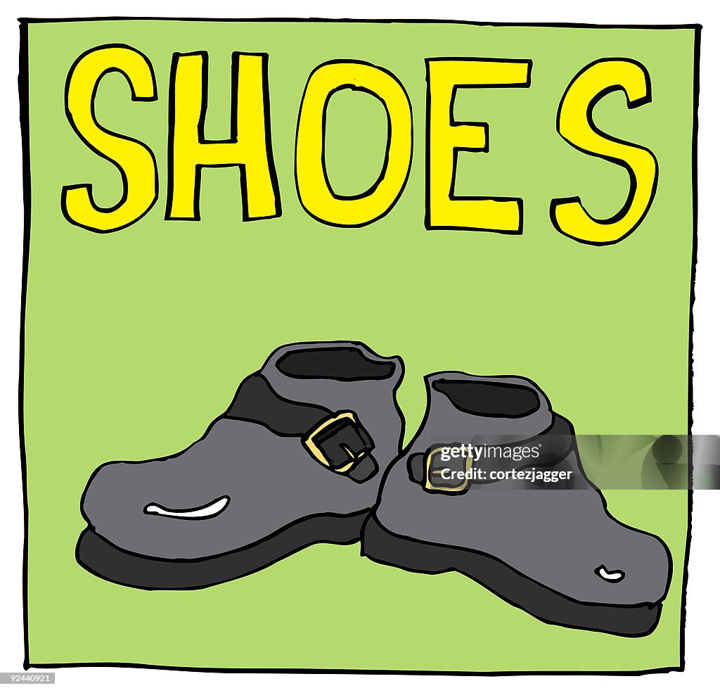 Schuhe (Vektor-illustration