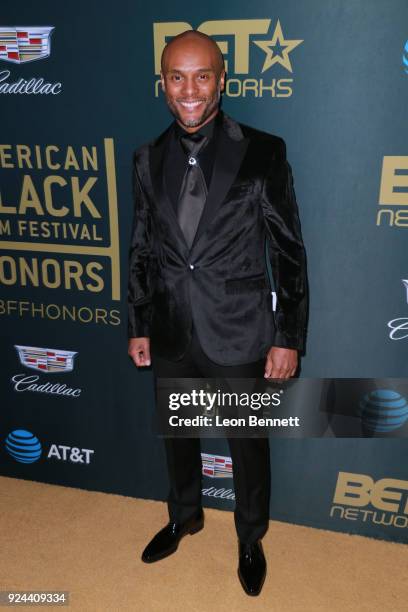 Music artist Kenny Lattimore attends the 2018 American Black Film Festival Honors Awards at The Beverly Hilton Hotel on February 25, 2018 in Beverly...