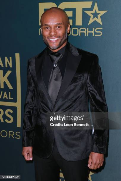 Music artist Kenny Lattimore attends the 2018 American Black Film Festival Honors Awards at The Beverly Hilton Hotel on February 25, 2018 in Beverly...