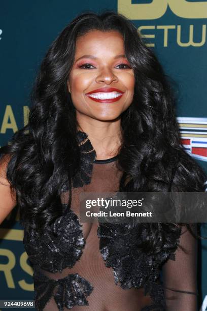 Actress Keesha Sharp attends the 2018 American Black Film Festival Honors Awards at The Beverly Hilton Hotel on February 25, 2018 in Beverly Hills,...