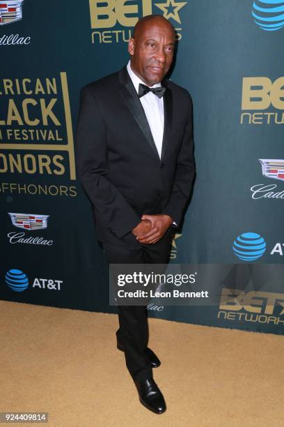 Producer/director John Singleton attends the 2018 American Black Film Festival Honors Awards at The Beverly Hilton Hotel on February 25, 2018 in...