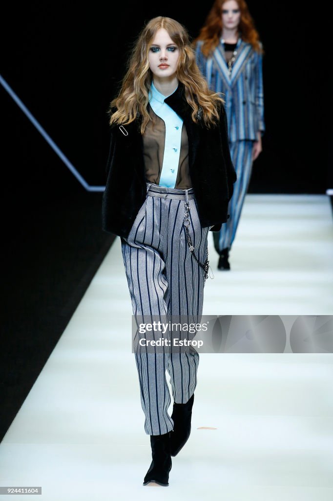 Emporio Armani - Runway - Milan Fashion Week Fall/Winter 2018/19