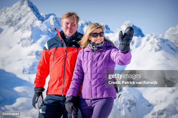 King Willem-Alexander of The Netherlands, Queen Maxima of The Netherlands, Crown Princess Catharina-Amalia of The Netherlands, Princess Alexia of The...