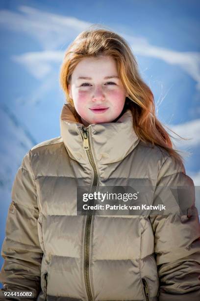 Princess Alexia of The Netherlands during the annual winter photo call on February 26, 2018 in Lech, Austria.