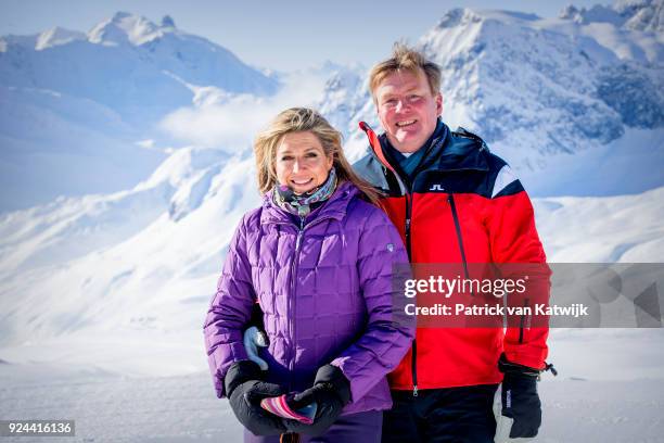 King Willem-Alexander of The Netherlands, Queen Maxima of The Netherlands, Crown Princess Catharina-Amalia of The Netherlands, Princess Alexia of The...