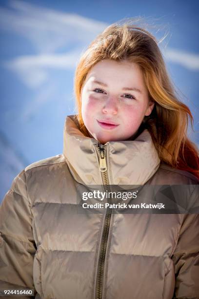 Princess Alexia of The Netherlands during the annual winter photo call on February 26, 2018 in Lech, Austria.