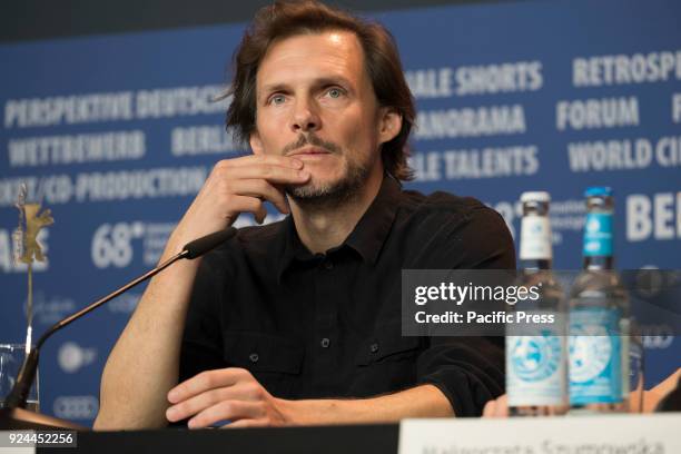 Michal Englert at the 'Mug' press conference during the 68th Berlinale International Film Festival Berlin at Grand Hyatt Hotel.