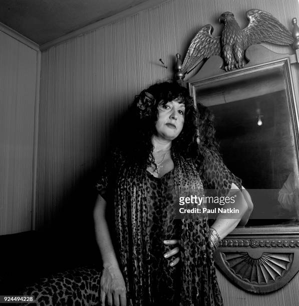 Portrait of singer Maria Muldaur at Buddy Guy's Legends in Chicago, Illinois, March 30, 1993.