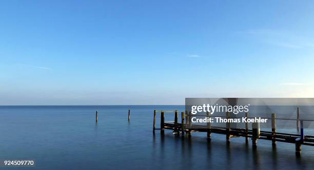 Glowe, Germany The Baltic Sea near Cape Arkona on the island of Ruegen on February 08, 2018 in Glowe, Germany.