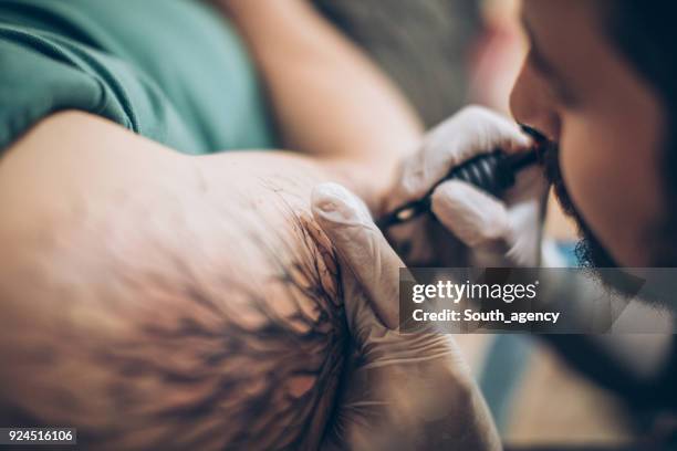 amazing tattoo - tattoo spectacular stock pictures, royalty-free photos & images
