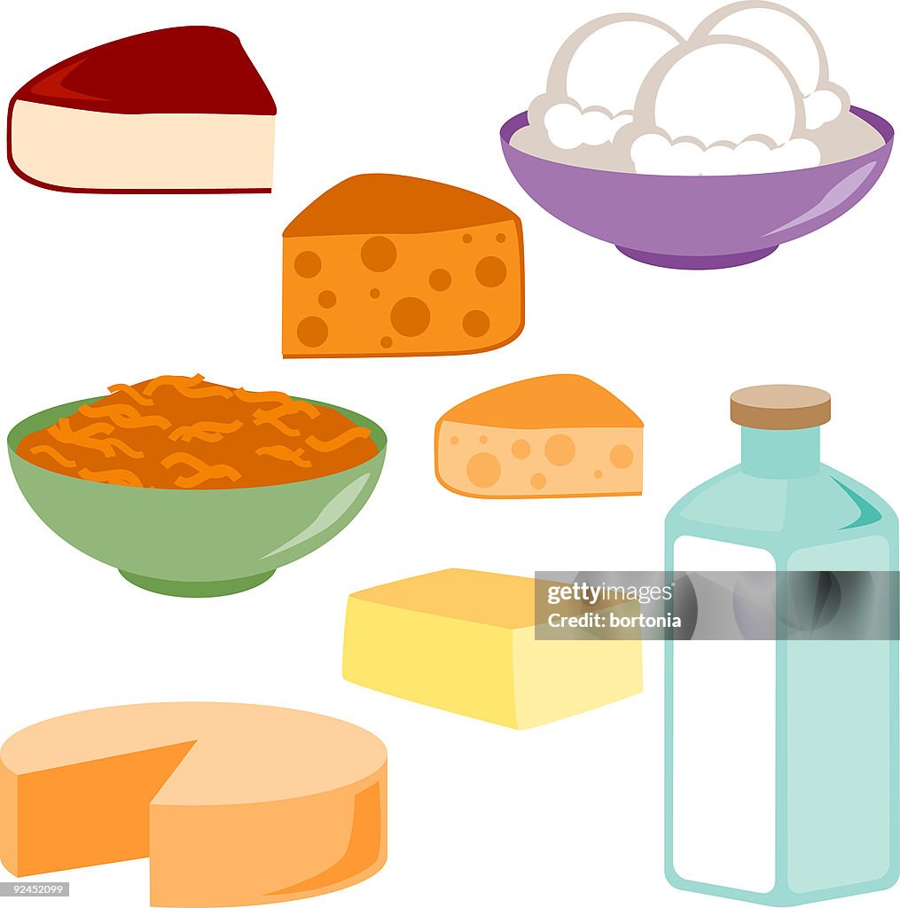 Dairy Products Icons