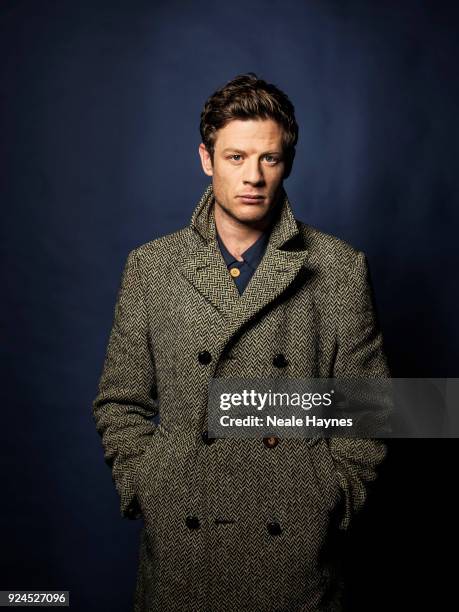 Actor James Norton is photographed for the Times on December 19, 2017 in London, England.