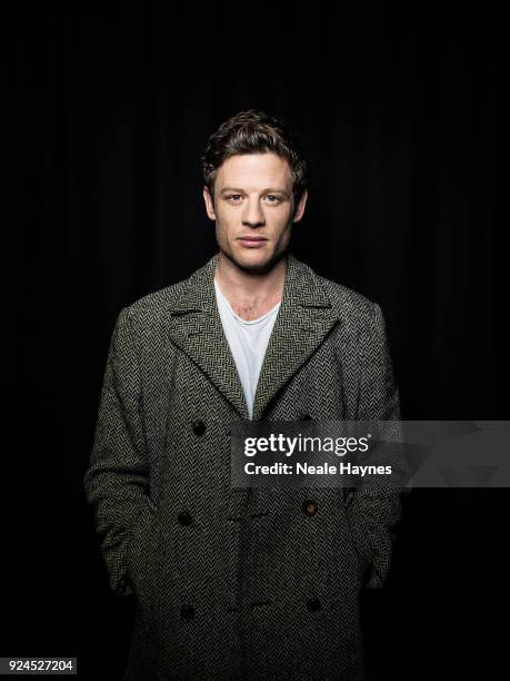 Actor James Norton is photographed for the Times on December 19, 2017 in London, England.