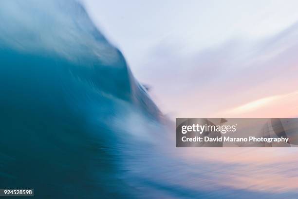 ocean sunset - newport beach stock-fotos und bilder
