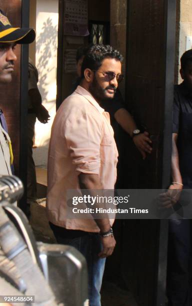 Indian sound designer Rasool Pookutty visits Anil Kapoor residence at Juhu to offer condolences to the family after the demise of Bollywood actor...