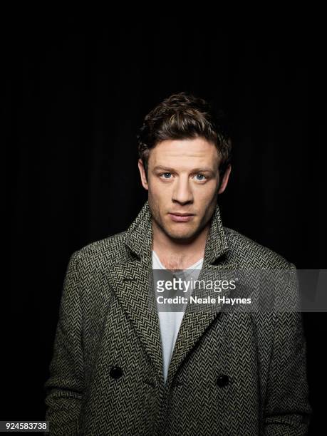 Actor James Norton is photographed for the Times on December 19, 2017 in London, England.