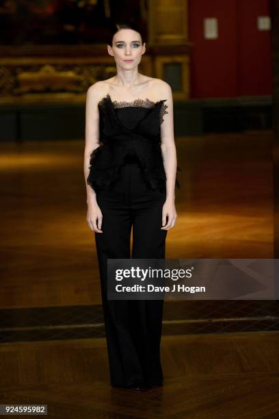 Rooney Mara attends the 'Mary Magdalene' special screening held at The National Gallery on February 26, 2018 in London, England.