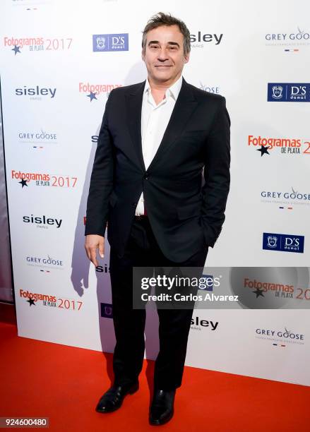 Eduard Fernandez attends 'Fotogramas Awards' at Joy Eslava on February 26, 2018 in Madrid, Spain.