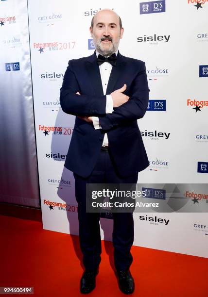 Javier Camara attends 'Fotogramas Awards' at Joy Eslava on February 26, 2018 in Madrid, Spain.