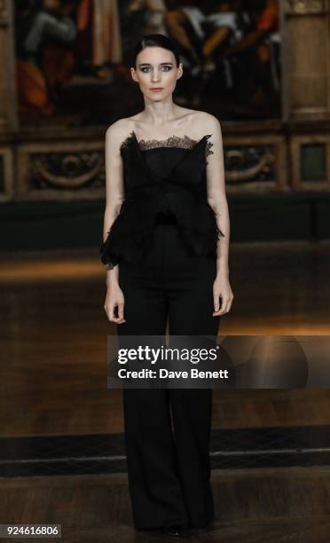 Rooney Mara attends a special screening of "Mary Magdalene" at The National Gallery on February 26, 2018 in London, England.