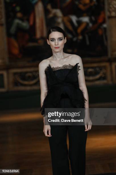 Rooney Mara attends a special screening of "Mary Magdalene" at The National Gallery on February 26, 2018 in London, England.