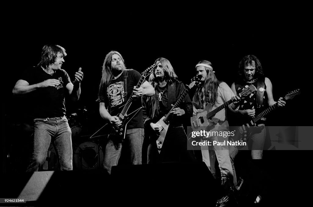 Molly Hatchet Performing On Stage