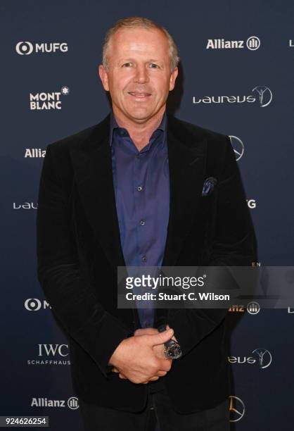 Laureus Academy Chairman Sean Fitzpatrick attends the Laureus Academy Welcome Reception prior to the 2018 Laureus World Sports Awards at the Yacht...