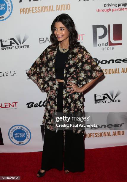 Actress Andrea Drepaul attends the 'Gifting Your Spectrum' gala benefiting Autism Speaks on February 24, 2018 in Hollywood, California.