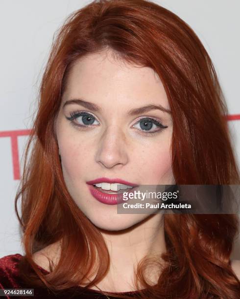 Actress / Singer Ainsley Ross attends the 'Gifting Your Spectrum' gala benefiting Autism Speaks on February 24, 2018 in Hollywood, California.