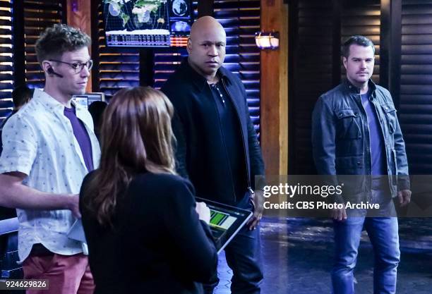 Liabilities" - Pictured: Barrett Foa , LL COOL J and Chris O'Donnell . Callen and Sam pull Granger's daughter, former spy Jennifer Kim , from witness...