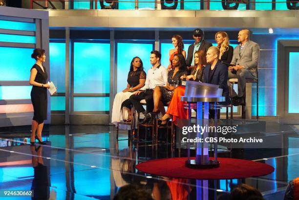Finale of the first-ever celebrity edition of BIG BROTHER in the U.S., Sunday, Feb. 25 on the CBS Television Network. Host Julie Chen with the jury -...